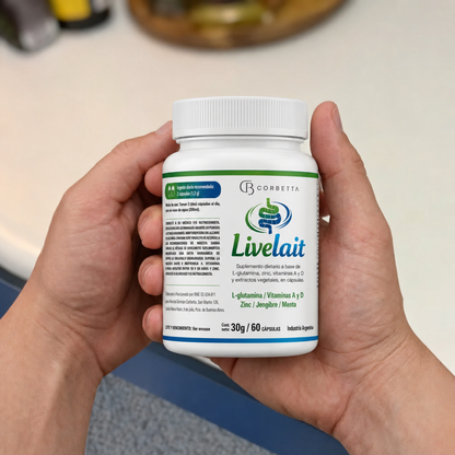 Livelait – Elimina la hinchazón y el SIBO desde la raíz | Protocolo natural 30 días